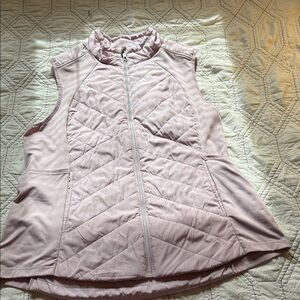Maurices Soft Pink Quilted Vest